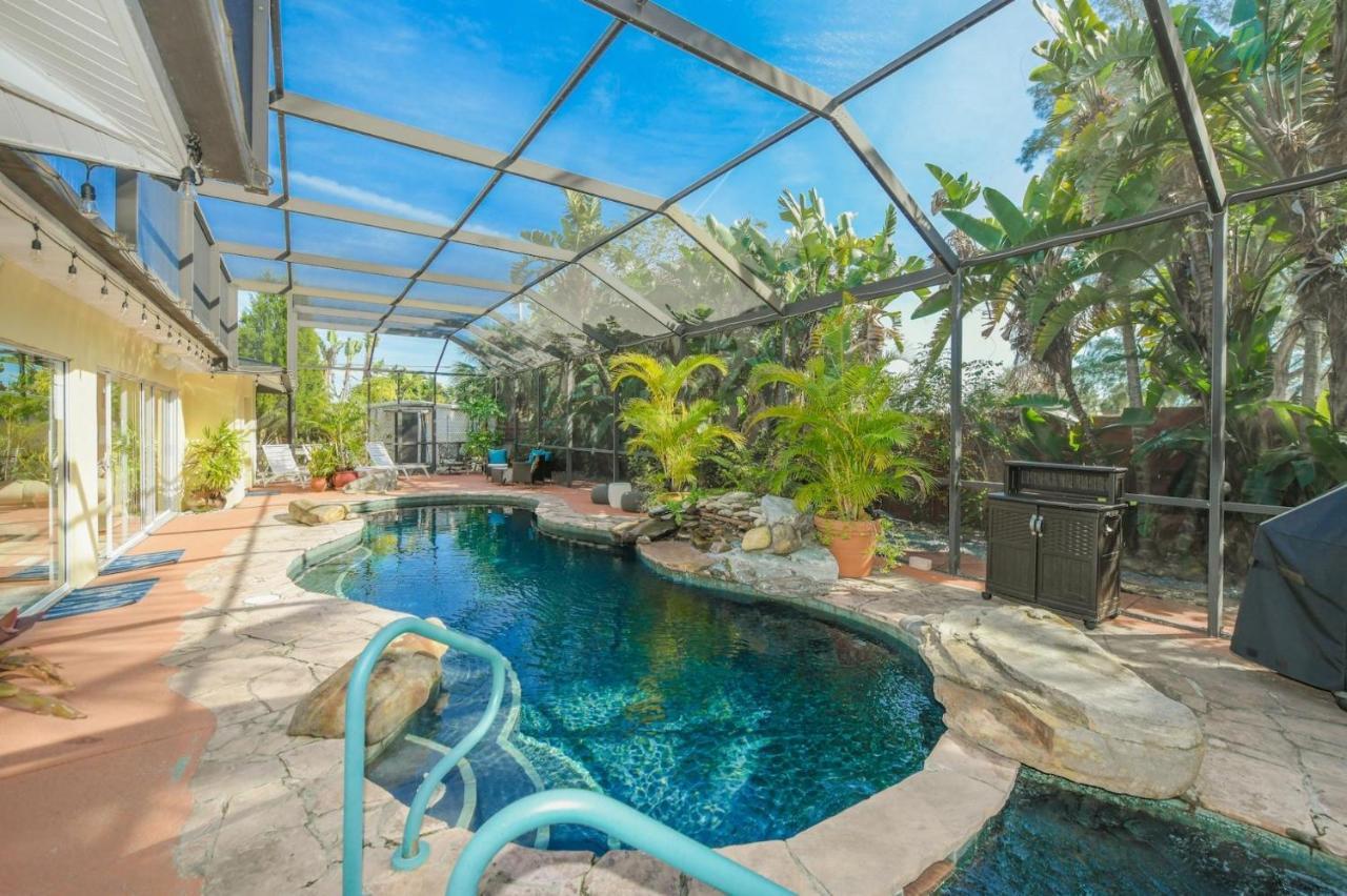 Island Time - Home Wenclosed Lagoon Style Pool Spa Walk To Beach Bikes โฮล์มส์ บีช ภายนอก รูปภาพ